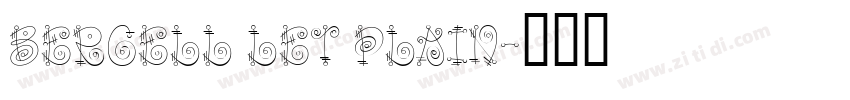Bergell LET Plain字体转换